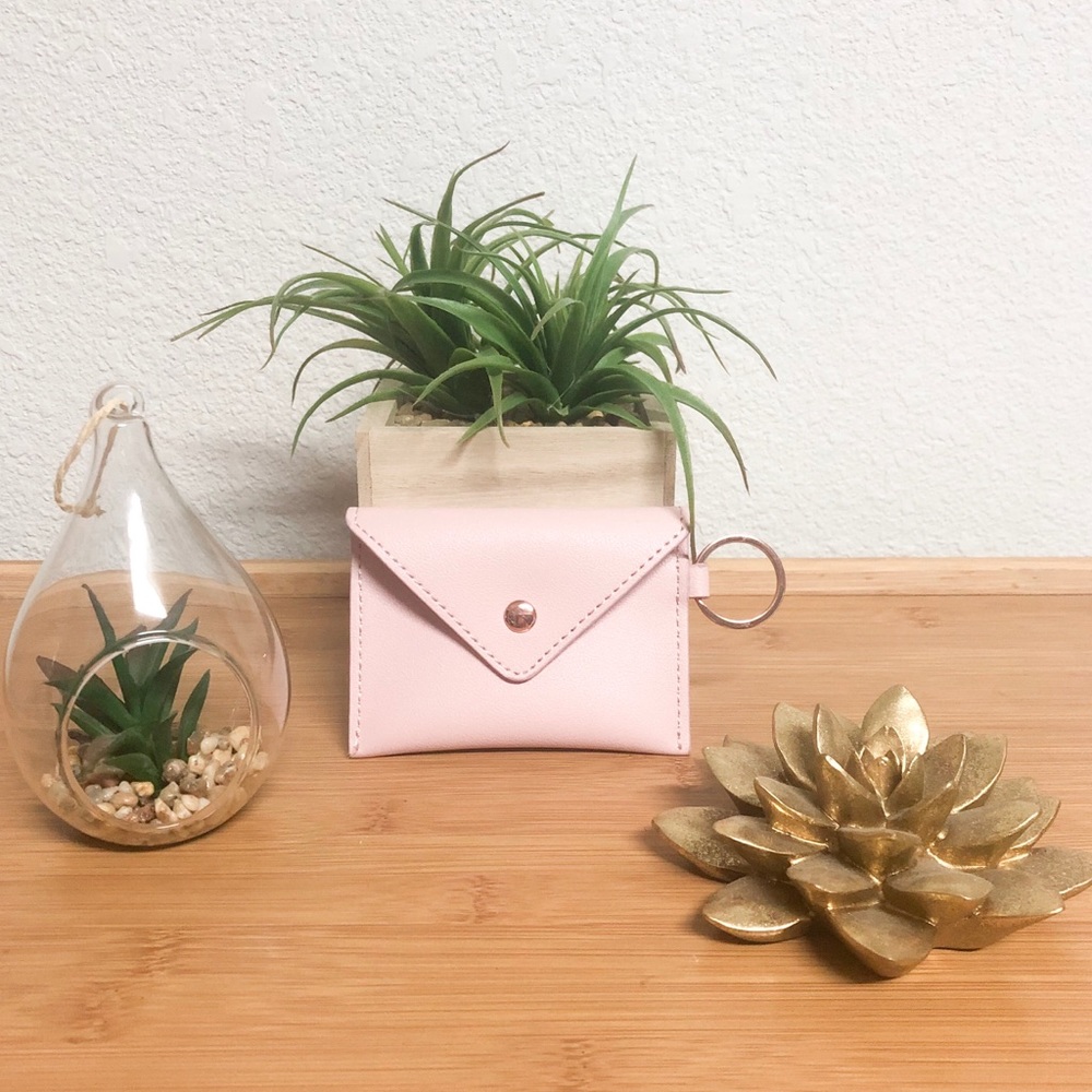 Powder Pink Envelope Pouch